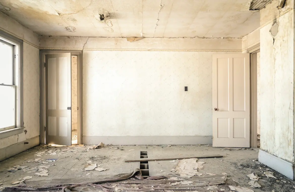 Waste disposal crew managing a cleanout project in Tipp City