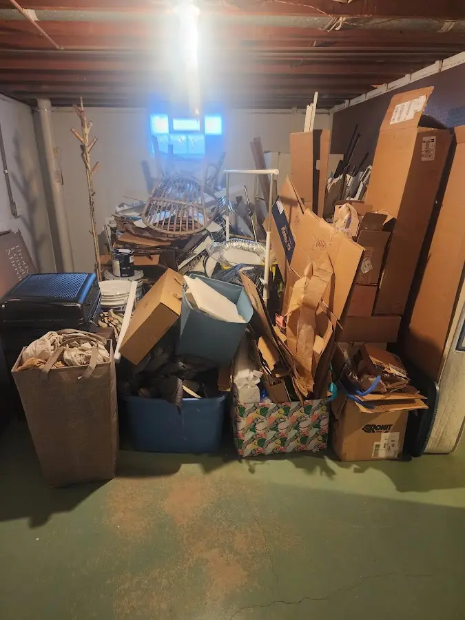 Roll-off dumpster container at job site for Construction Dumpster Rental in Tipp City